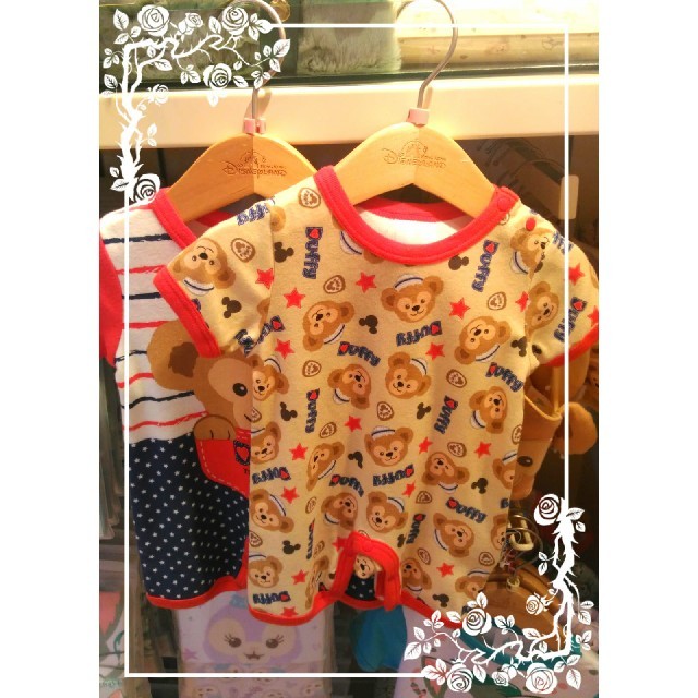 ★日本未入荷★香港ディズニーダッフィー薄手ロンパース2枚組 ダッフィー - 香港ディズニーダッフィー薄手ロンパース2枚組（6