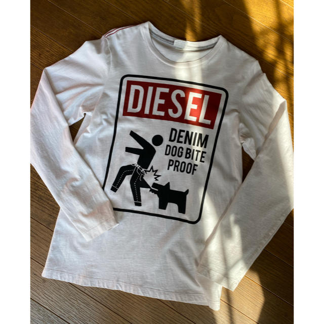 DIESEL(ディーゼル)の★DIESEL  Jr.ロングTシャツ★sizeXL レディースのトップス(Tシャツ(長袖/七分))の商品写真