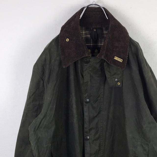 Barbour(バーブァー)のバブアー　ボーダー　オイルド　コート　ジャケット　コーデュロイ ミリタリー メンズのジャケット/アウター(ミリタリージャケット)の商品写真