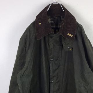 バーブァー(Barbour)のバブアー　ボーダー　オイルド　コート　ジャケット　コーデュロイ ミリタリー(ミリタリージャケット)