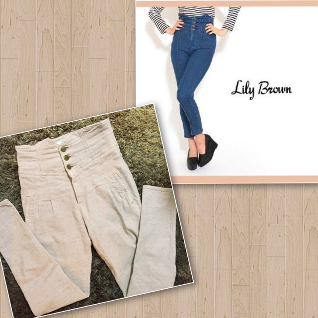 Lily Brown(リリーブラウン)のハイウエストパンツ レディースのパンツ(デニム/ジーンズ)の商品写真