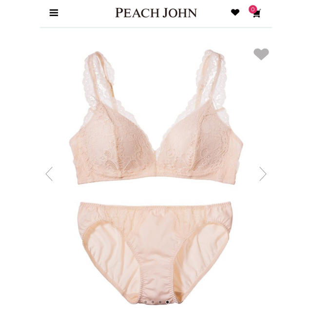 PEACH JOHN(ピーチジョン)のブラジャー レディースの下着/アンダーウェア(ブラ)の商品写真