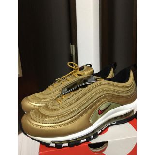 ナイキ(NIKE)の定価以下　新品NIKE AIR max97 gold金 エアマックス28.5(スニーカー)