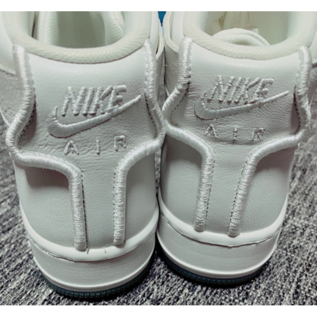 23.5cm厚底NIKE エアフォースワンスニーカー