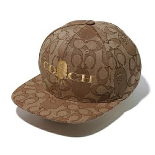 アベイシングエイプ(A BATHING APE)のBAPE COACH JACQUARD BASEBALL CAP(キャップ)