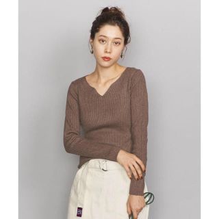 ビューティアンドユースユナイテッドアローズ(BEAUTY&YOUTH UNITED ARROWS)のBY リブキーネックロングスリーブニットプルオーバー(ニット/セーター)