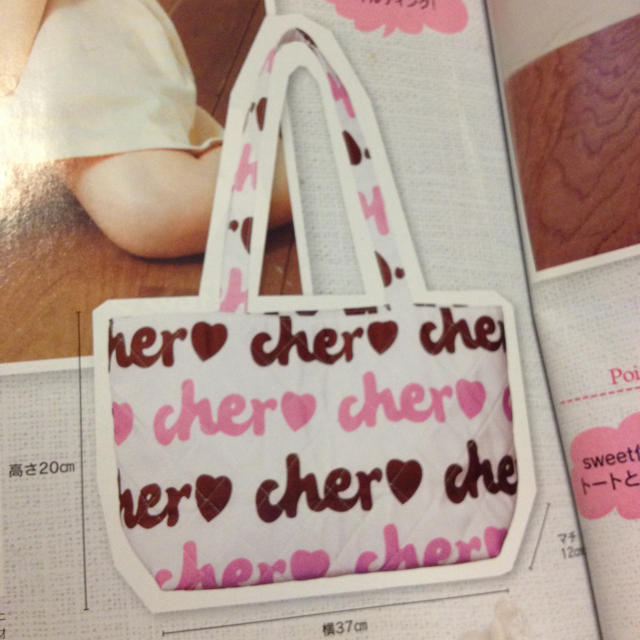 Cher(シェル)の♡chel オリジナルトートバッグ♡ レディースのバッグ(トートバッグ)の商品写真