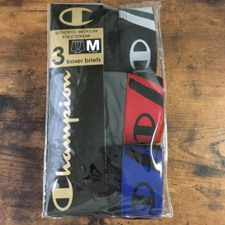 チャンピオン(Champion)の新品 Champion ボクサーパンツ 3枚 セット Mサイズ メンズ(ボクサーパンツ)