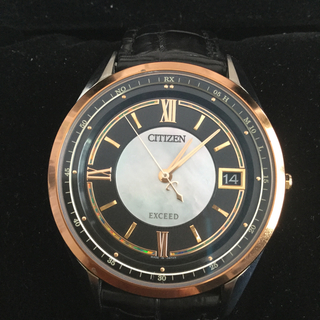 シチズン(CITIZEN)のエクシード AS7084-02E ブラック(腕時計(デジタル))