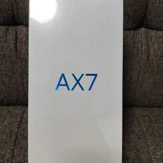 OPPO AX7 ブルー 新品同様(スマートフォン本体)