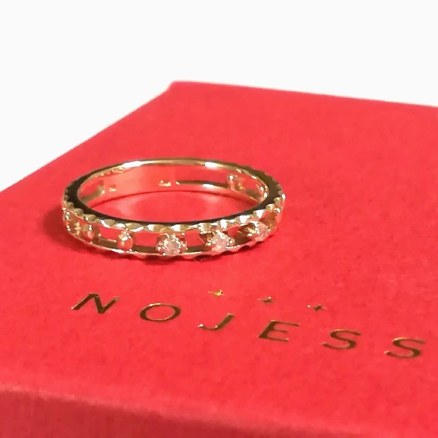 NOJESS(ノジェス)の訳あり NOJESS K10ダイヤモンドピンキーリング 4号 レディースのアクセサリー(リング(指輪))の商品写真