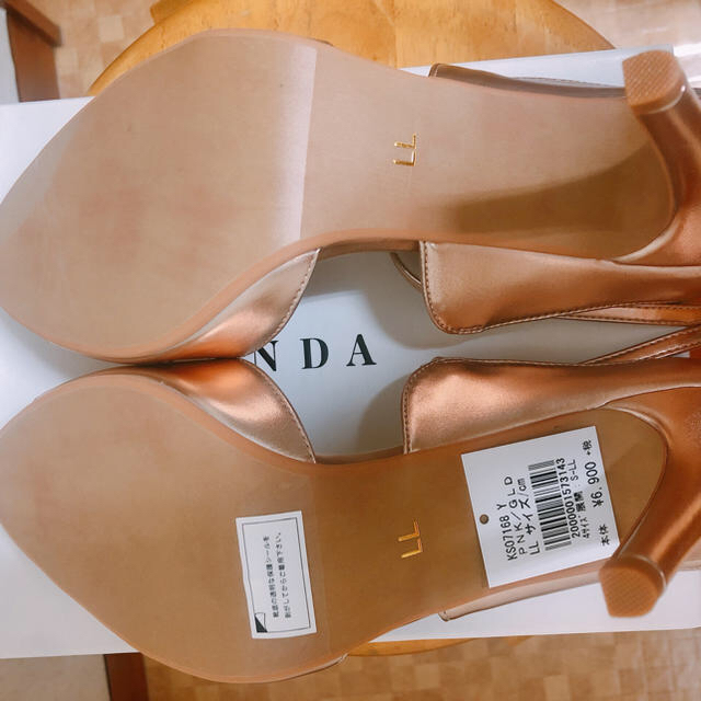 RANDA(ランダ)のRANDA アンクルクロスベルトサンダル　25cm レディースの靴/シューズ(サンダル)の商品写真