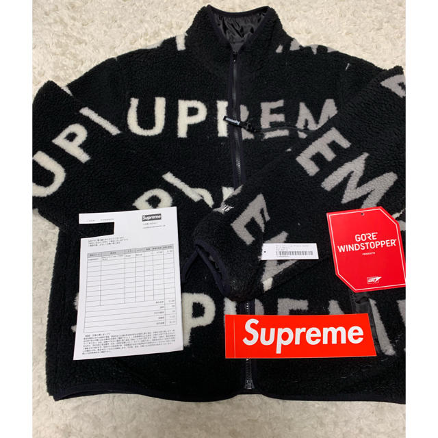 Supreme Reversible Logo Fleece Jacketメンズ