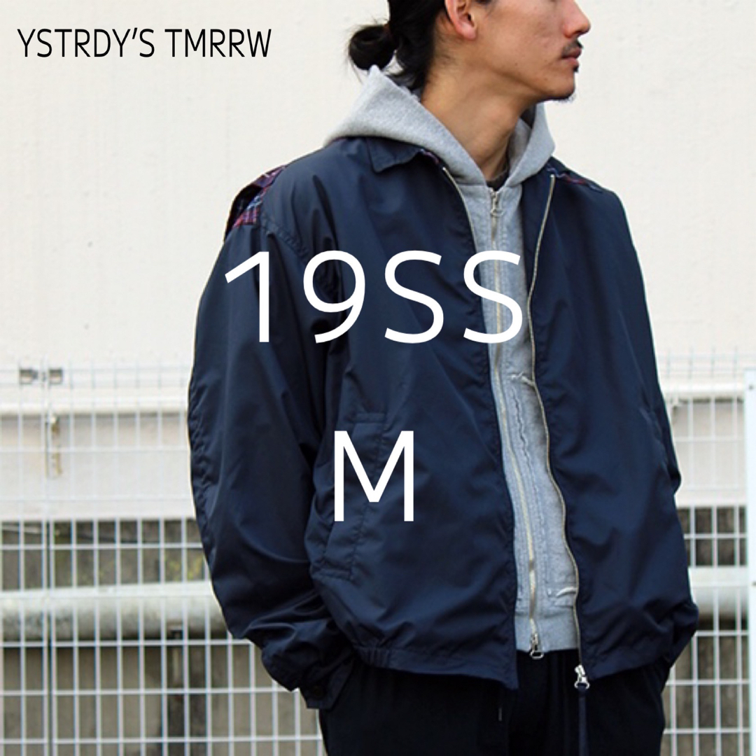 YSTRDY’S TMRRW オーバーサイズドリズラージャケット NAVY M