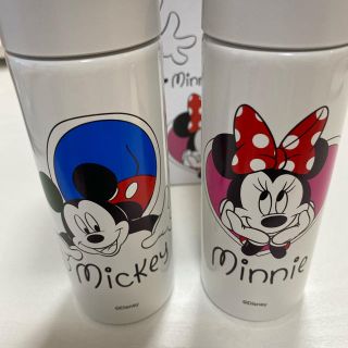 ディズニー(Disney)のミッキー&ミニー　ステンレスミニボトル(水筒)