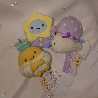 すみっコぐらし てのりぬいぐるみ パジャマ あじふらいのしっぽ にせつむたぴおか(ぬいぐるみ)