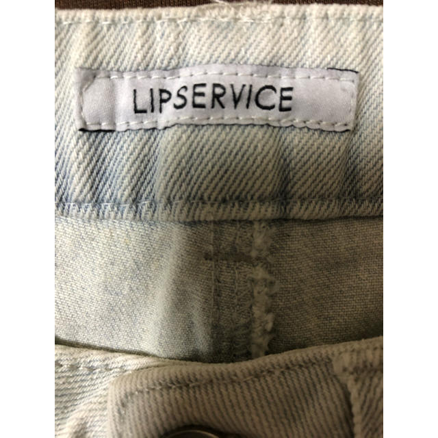 LIP SERVICE(リップサービス)の最終値下げ！リップサービス　デニムショートパンツ レディースのパンツ(ショートパンツ)の商品写真