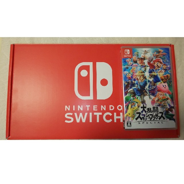 中古】Nintendo Switch本体+スマブラSP いいスタイル 51.0%OFF www