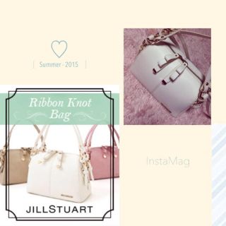 ジルスチュアート(JILLSTUART)のホワイトリボンノットバッグ＊送料込み(ショルダーバッグ)