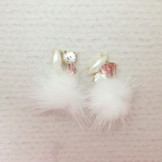 ミンクファーピアス(ピアス)