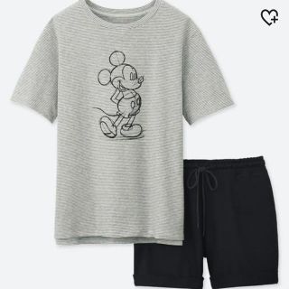 ユニクロ(UNIQLO)のミッキーマウス　ルームウェア(ルームウェア)