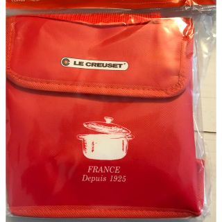 ルクルーゼ(LE CREUSET)のル・クルーゼ　オリジナル保冷トート(レッド)(弁当用品)