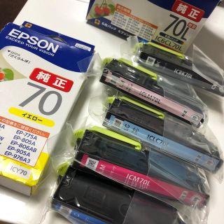 エプソン(EPSON)のエプソン純正インクカートリッジ！70★6色(その他)