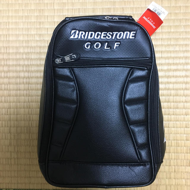 BRIDGESTONE(ブリヂストン)のカモメ様専用＊新品未使用＊ブリヂストンゴルフ　シューズケース キッズ/ベビー/マタニティのこども用バッグ(シューズバッグ)の商品写真