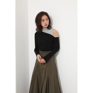 リエンダ(rienda)のrienda Layered by color Knit TOP 新品未使用(ニット/セーター)