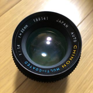 auto chinon 55mm f1.4 の通販｜ラクマ