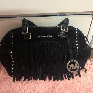 マイケルコース(Michael Kors)のMICHEAL KORS ハンドバッグ BLACK(ハンドバッグ)