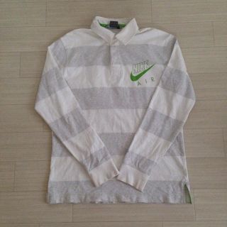 ナイキ(NIKE)のNIKE 長袖ボーダーポロシャツ(Tシャツ/カットソー(七分/長袖))