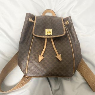 セリーヌ(celine)のCELINE ヴィンテージ　リュック　マカダム柄(リュック/バックパック)