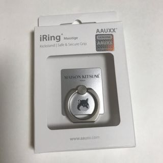 メゾンキツネ(MAISON KITSUNE')のMAISON KITSUNE i RING メゾンキツネ スマホリング(ストラップ/イヤホンジャック)