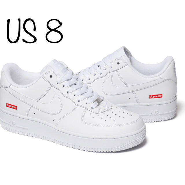 Supreme(シュプリーム)のsupreme nike Air Force 1 Low white US 8 メンズの靴/シューズ(スニーカー)の商品写真