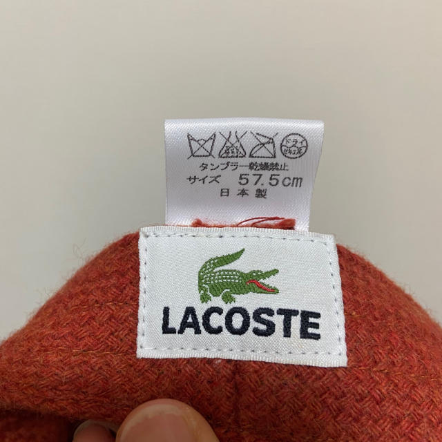 LACOSTE(ラコステ)のラコステ  キャスケット レディースの帽子(キャスケット)の商品写真