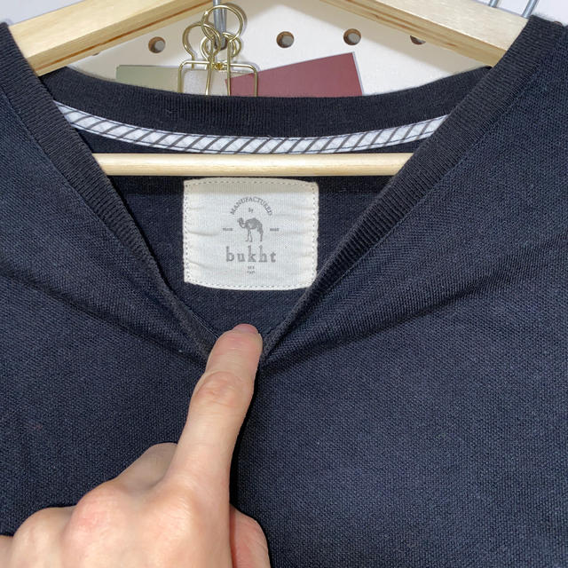 1LDK SELECT(ワンエルディーケーセレクト)のbukht ブフト ロンT メンズのトップス(Tシャツ/カットソー(七分/長袖))の商品写真