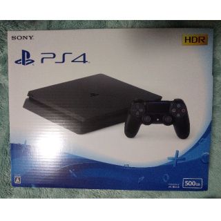 プレイステーション4(PlayStation4)のPlayStation 4 ジェット・ブラック 500GB 新品未開封(家庭用ゲーム機本体)