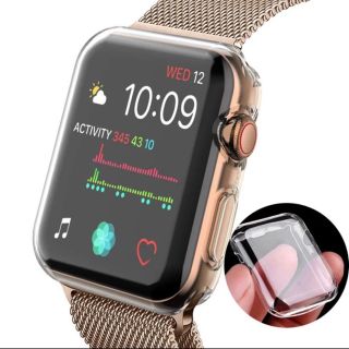 アップルウォッチ(Apple Watch)のAppleWatchケース　40mm クリア(モバイルケース/カバー)