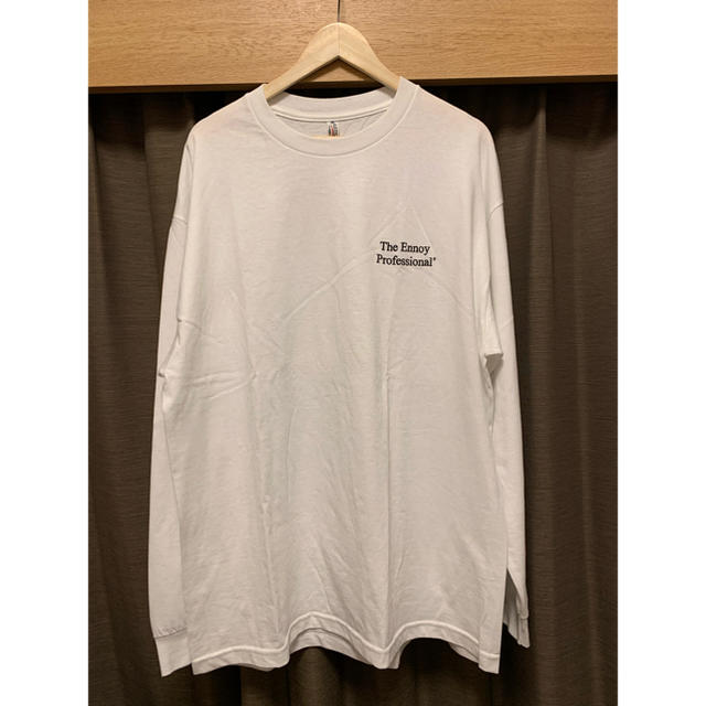 ennoy MOCK NECK TEE WHITE XLの+payamrakhshan.com