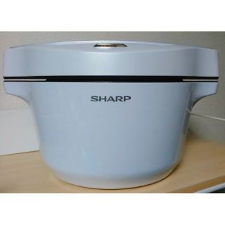 シャープ(SHARP)のシャープ ヘルシオ ホットクック ホワイト SHARP KN-HW16E-W(調理機器)