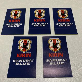 キリン(キリン)のSAMURAI BLUE JFA キリンステッカー 5枚(応援グッズ)