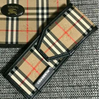 バーバリー(BURBERRY)のBurberry レザーペンケース(ペンケース/筆箱)