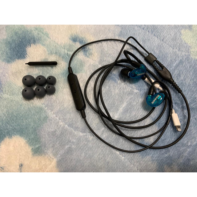 SHURE イヤホン SE215 リケーブル・ヘッドフォンジャックアダプタ付き