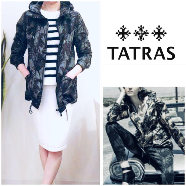 TATRAS(タトラス)の【値下げ！】TATRAS ボタニカルナイロンジャケット レディースのジャケット/アウター(ナイロンジャケット)の商品写真