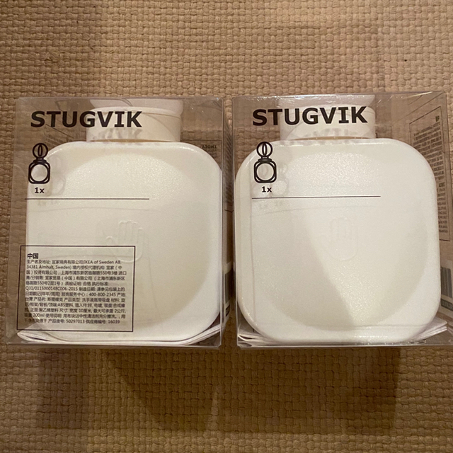 IKEA(イケア)の【IKEA/イケア】STUGVIK 2個 ソープディスペンサー 吸盤付 ホワイト インテリア/住まい/日用品の日用品/生活雑貨/旅行(日用品/生活雑貨)の商品写真