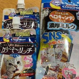 キャティーマン  猫用クリーミーリッチ にゃんこのペロキャンディセット (ペットフード)