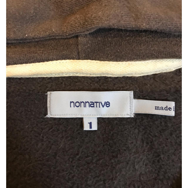 nonnative(ノンネイティブ)の【nonnative】ジップアップパーカー size1 メンズのトップス(パーカー)の商品写真