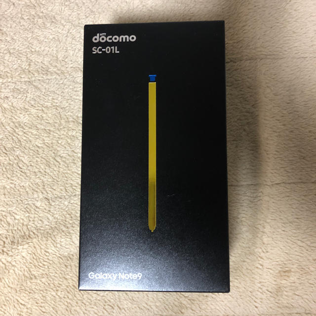 スマートフォン本体【SIMフリー】Galaxy Note9 ブルー docomo版 【新品未使用】