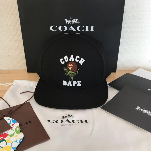 coach  ape キャップ帽子